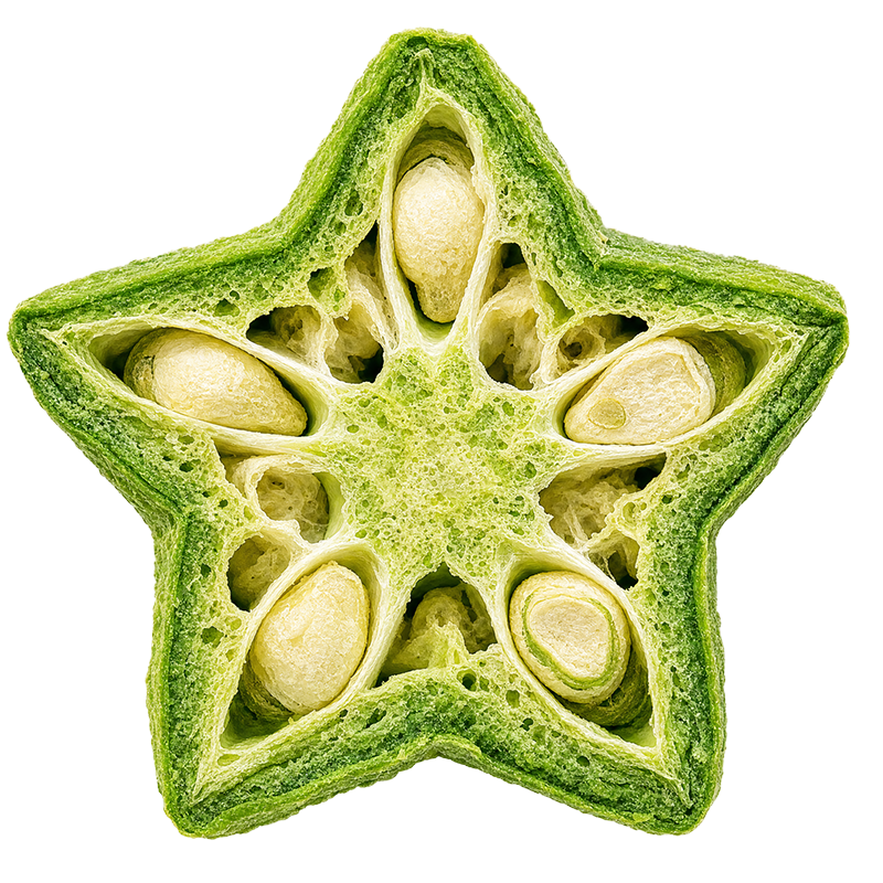 Freeze-Dried Okra